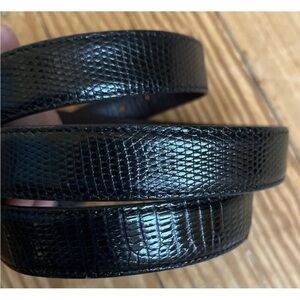 Trafalgar Men's Pebble Leather Dress Belt Black 95806 Size 42